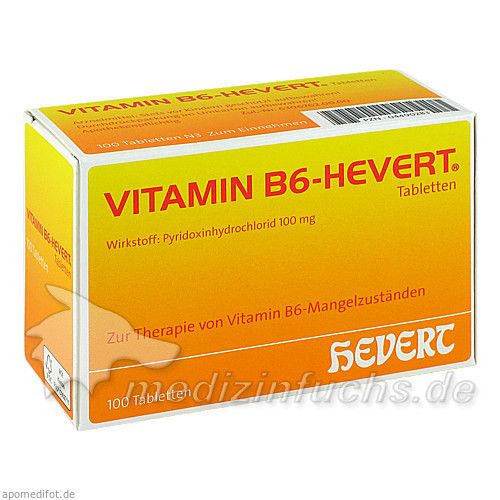VITAMIN B6 Hevert Tabletten, 100 ST