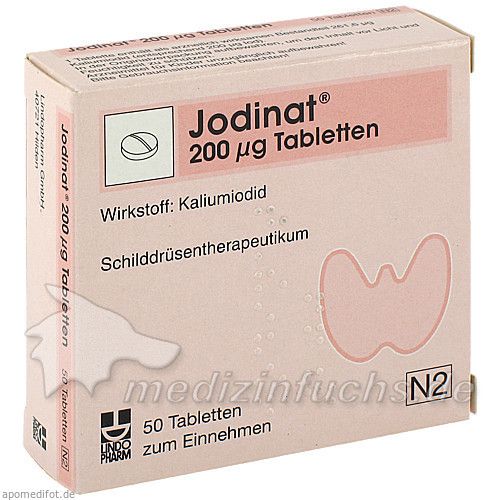 Jodinat 200ug Tabletten, 50 ST