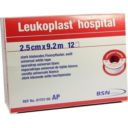 LEUKOPLAST HOSPIT 9.2X2.5, 12 ST