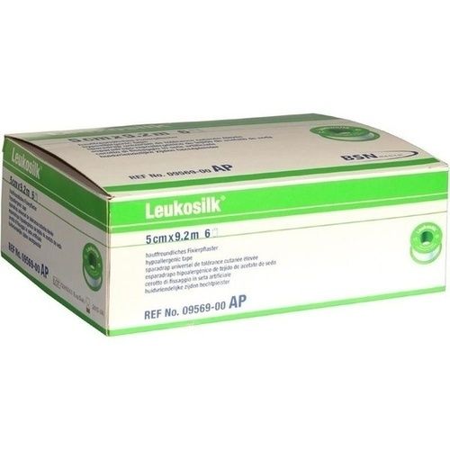 LEUKOSILK 9.2MX5CM, 6 ST