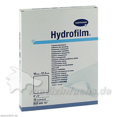 Hydrofilm Transparentverband 10x12.5cm, 10 ST