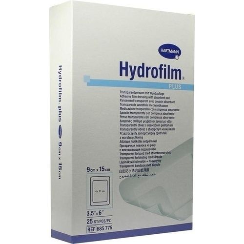 Hydrofilm Plus Transparentverband 9x15cm, 25 ST