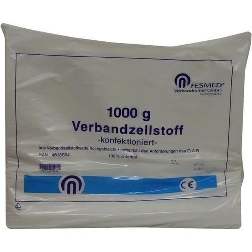 VERBANDZELLSTOFF hochgebleicht chlorfr.konfektion., 1000 G