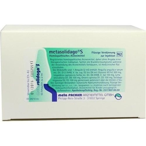 METASOLIDAGO S, 50X2 ML
