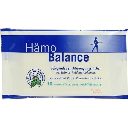 Hämo Balance Pflegende Reinigungstücher, 10 ST