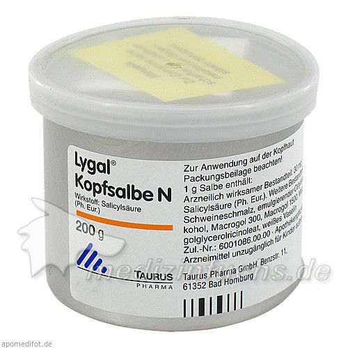 LYGAL KOPFSALBE N, 200 G