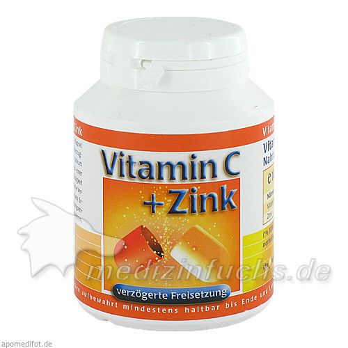 VITAMIN C 300+Zink Langzeit Kapseln, 100 ST