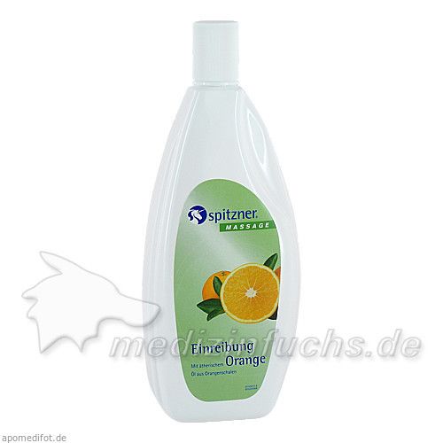 Spitzner Massage Einreibung Orange, 1000 ML