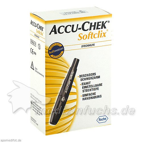 Accu-Chek Softclix (schwarz), 1 ST