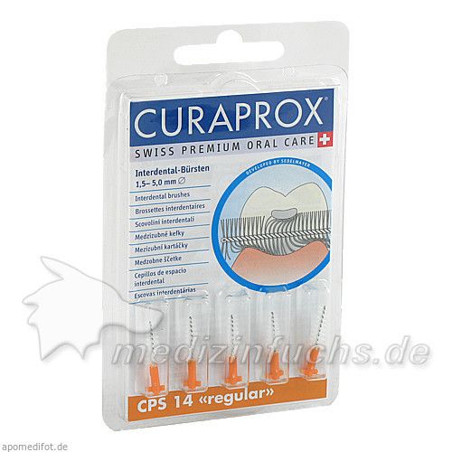 CURAPROX CPS14 Interdental 1.5-5mm Durchmesser, 5 ST