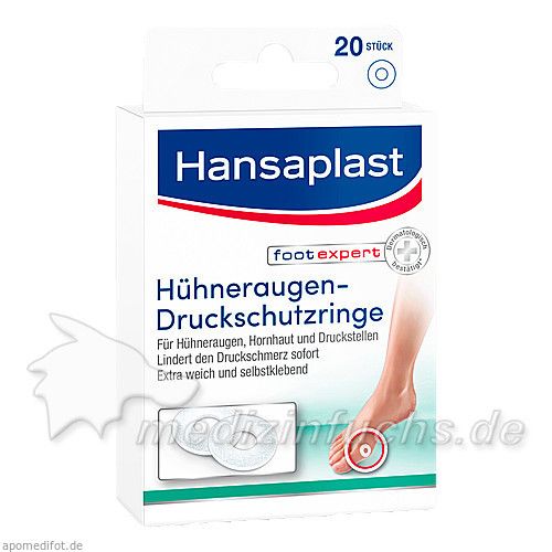 Hansaplast Druckschutzringe klein, 20 ST