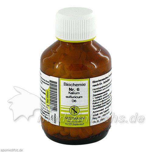 BIOCHEMIE 6 KAL SULF D 6, 400 ST