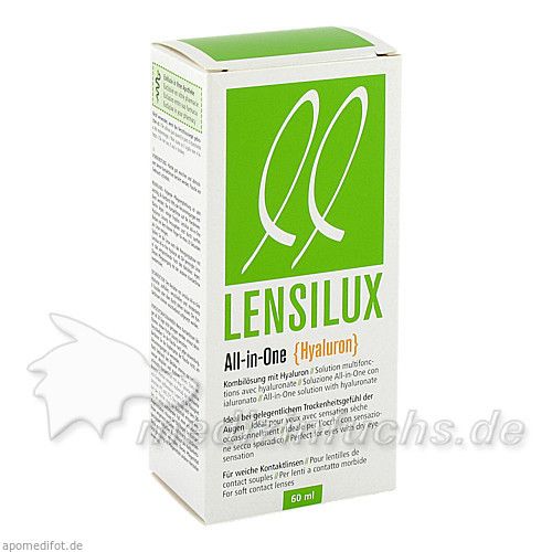 Lensilux All-in-One Hyaluron f.weiche Kontaktlinse, 60 ML