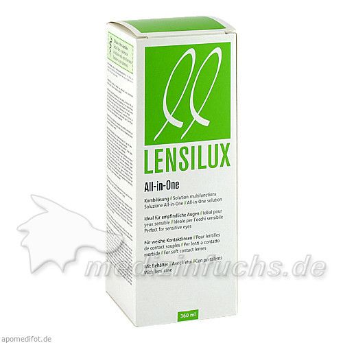 Lensilux All-in-One + Beh.f. weiche Kontaktlinsen, 360 ML