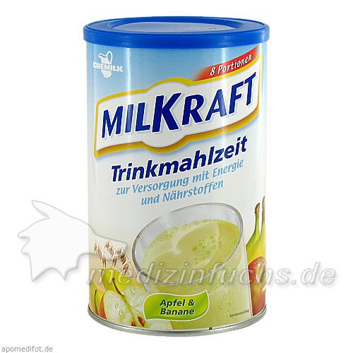 MILKRAFT Trinkmahlzeit Apfel-Banane, 480 G