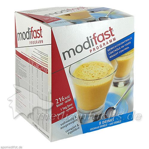 Modifast Programm Drink Vanille, 8X55 G