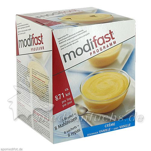 Modifast Programm Creme Vanille, 8X55 G