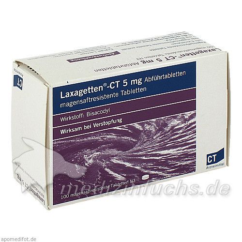 LAXAGETTEN - ct 5mg Abführtabletten, 100 ST
