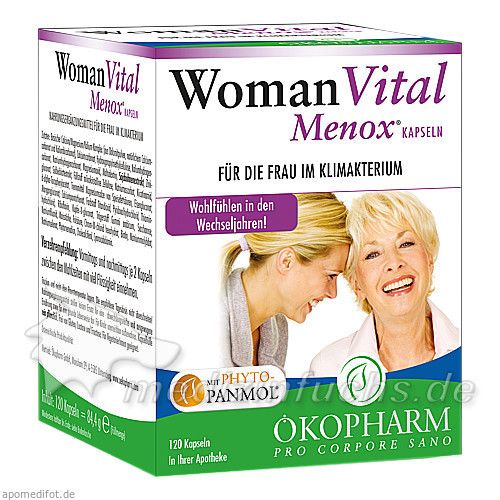 WOMANVITAL Menox Kapseln, 120 ST