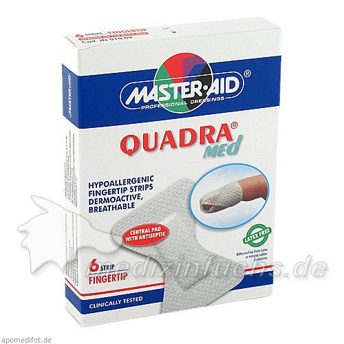 QUADRA MED Pflaster Fingerstrips Master Aid, 6 ST