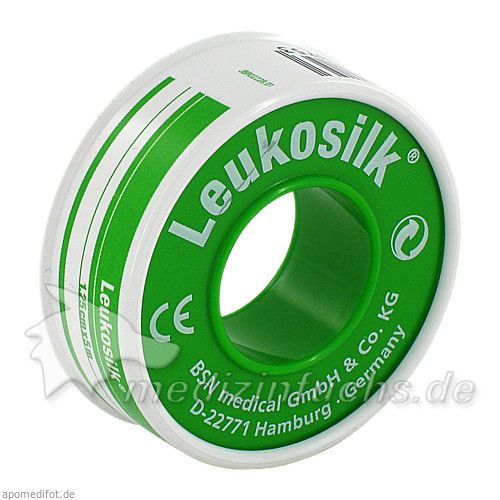 LEUKOSILK 5MX1.25CM, 1 ST