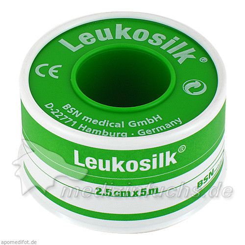 LEUKOSILK 5MX2.5CM, 1 ST