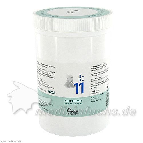 Biochemie Pflüger Nr. 11 Silicea D 12, 4000 ST
