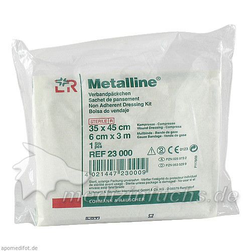 METALLINE VERBANDPAECK, 1 P