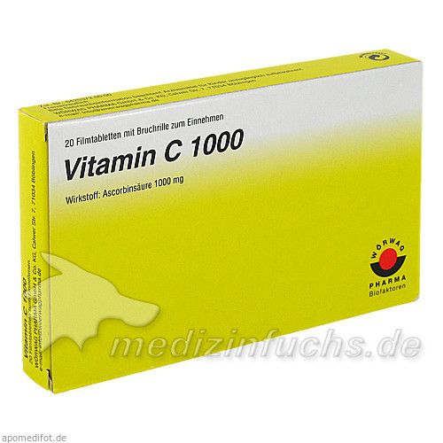 VITAMIN C 1000 Filmtabletten, 20 ST