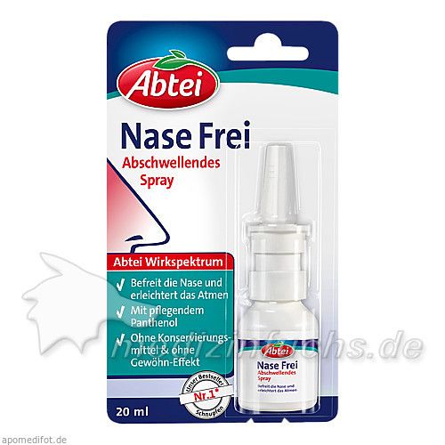 Abtei Nase Frei abschwellendes Spray, 20 ML