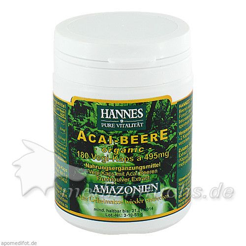 ACAI BEERE organic Vegi-Kaps, 180 ST
