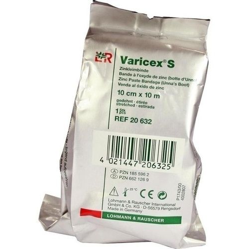VARICEX S Zinkleimbinde 10 cmx10 m, 1 ST