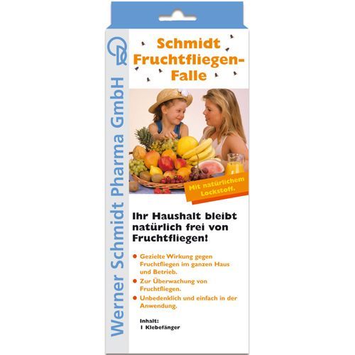 Schmidt Fruchtfliegenfalle m.Pheromon Wirkstoffpla, 1 ST