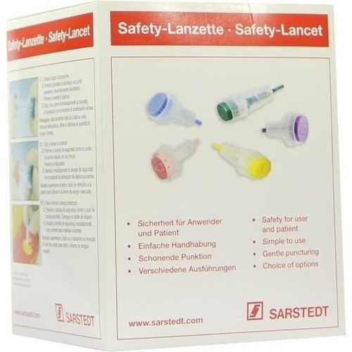Safety-Lanzette 21G Normal grün Einstechtiefe1.8mm, 200 ST