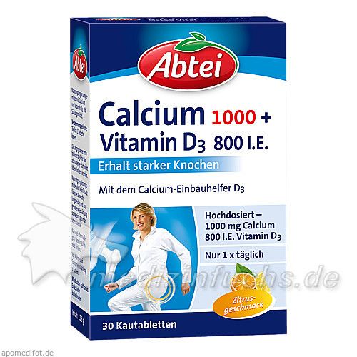 Abtei Osteo Vital Citrus Kautabletten, 30 ST