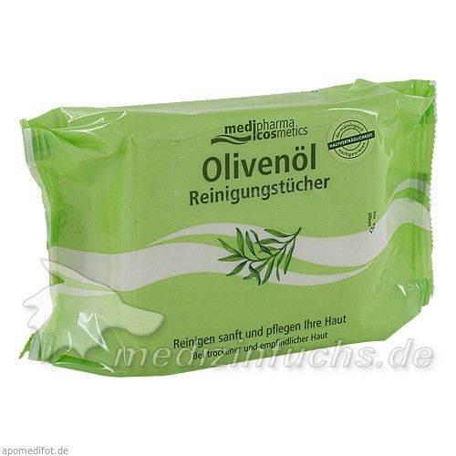 Olivenöl Reinigungstücher, 25 ST