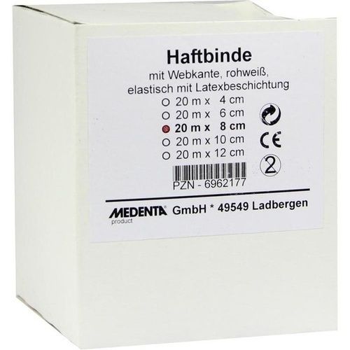 HAFTBINDE ELASTISCH 20MX8CM, 1 ST