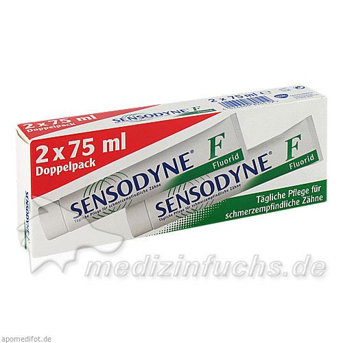 SENSODYNE F Fluorid Doppelpack, 2X75 ML