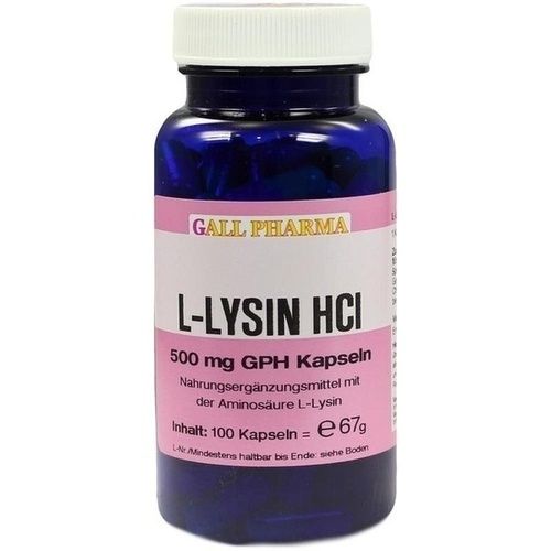 Lysin HCI 500mg GPH Kapseln, 100 ST