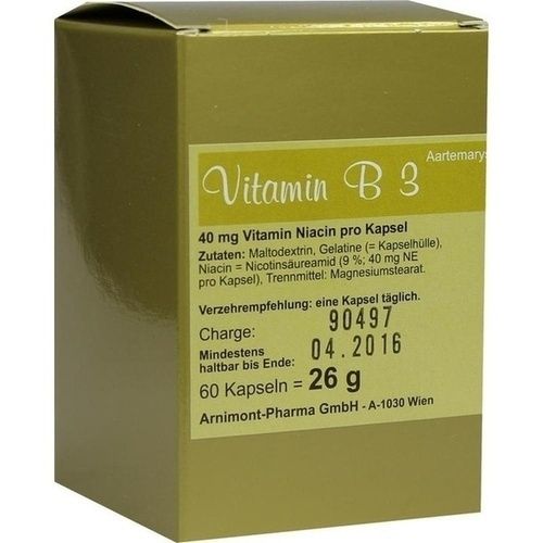 VITAMIN B3 Aartemarys Kapseln, 60 ST