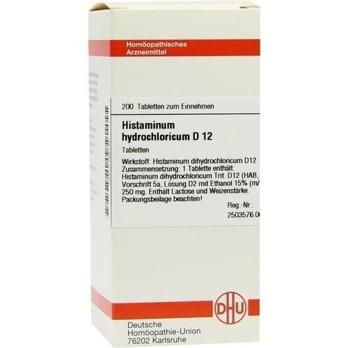 HISTAMINUM HYDROCHLOR D12, 200 ST