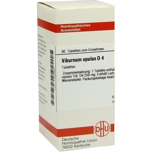 VIBURNUM OPULUS D 4 Tabletten, 80 ST