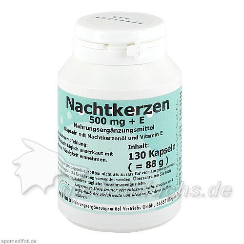 Nachtkerzen 500mg + E, 130 ST
