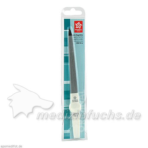 SAPHIR NAGELFEILE 1202/18 WEISS, 1 ST