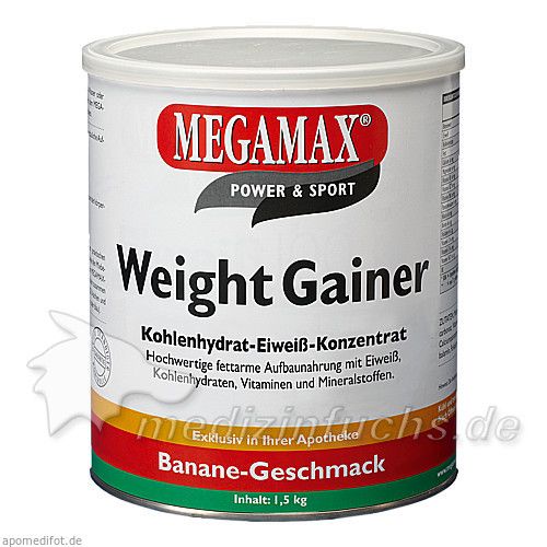 WEIGHT GAINER Megamax Banane Pulver, 1500 G