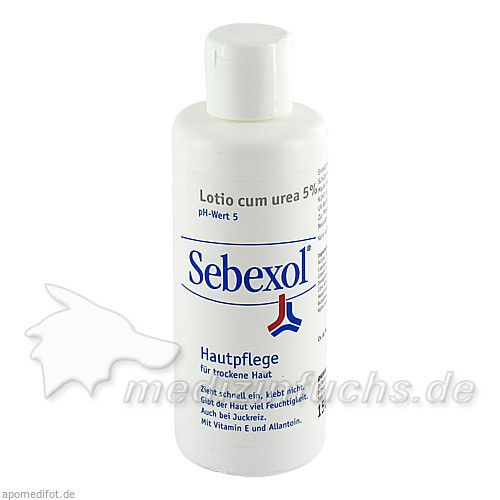 SEBEXOL LOTIO CUM UREA 5%, 150 ML
