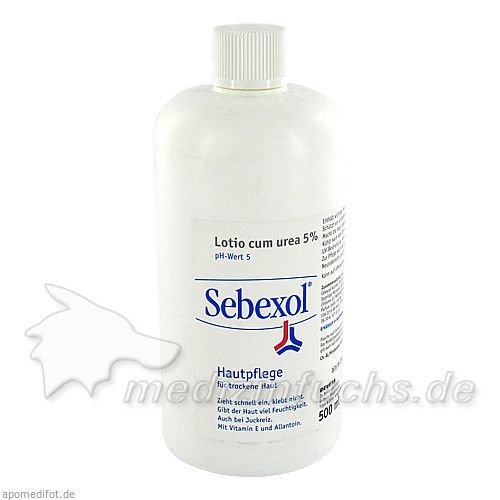 SEBEXOL LOTIO CUM UREA 5%, 500 ML