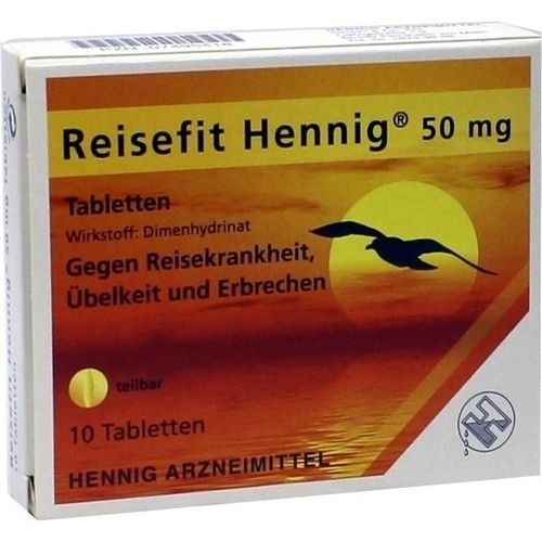 Reisefit Hennig Tabletten, 10 ST