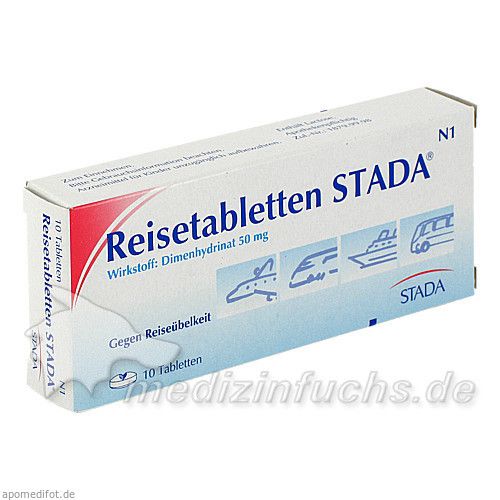 REISETABLETTEN STADA, 10 ST