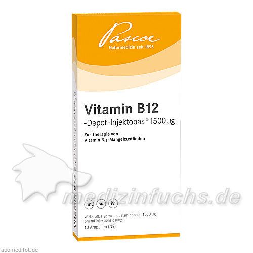 VITAMIN B12 Depot Inj. 1500 \m63g Injektionsl, 10X1 ML